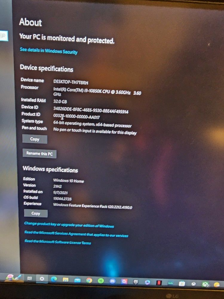 Gaming PC Icore 9 32gb Ram Rtx 3070 4tb Ssd