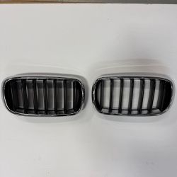 OEM BMW Chrome Kidney Grilles 5111(contact info removed) 5111(contact info removed) Fits F85 F86 X5M X6M