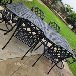 Aluminium Patio Set 7pc/outdoor Dining Set/Outdoor Furniture/Cash Only 