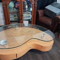 Kidney Bean Coffee Table (Will Deliver)