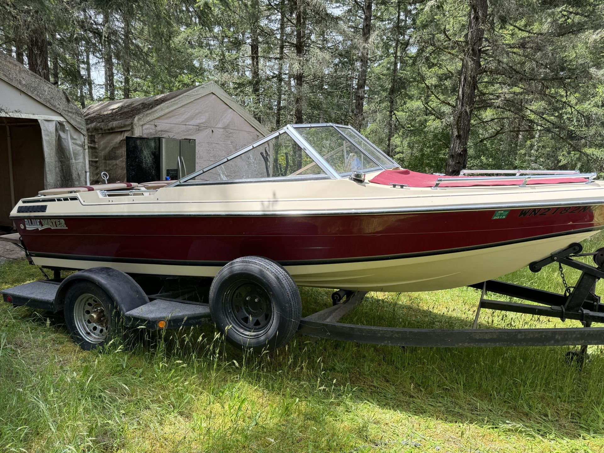 1988 Bluewater Ski Boat