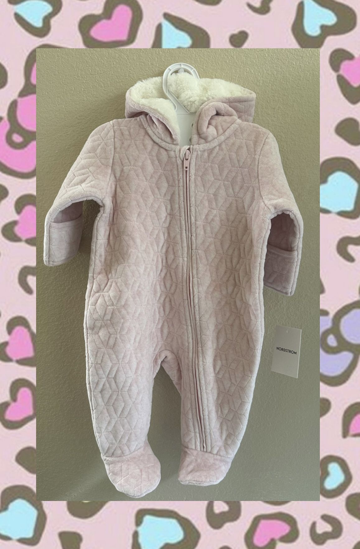 New Cute Sherpa Onesie W/tag