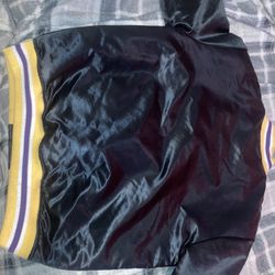 Mens Los Angeles Black Bomber Jacket