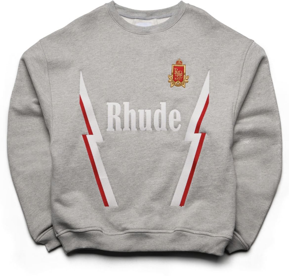 Rhude Grey Lighting Sweatshirt 