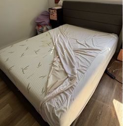 Queen mattress and frame