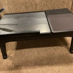 laptop stand for table or bed foldable adjustable with light