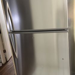 Kenmore Stainless Steel Refrigerator + Ice Maker