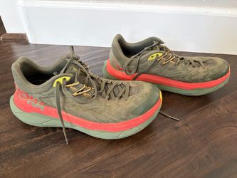 Mens HOKA Tecton X trail running shoes - Size 9