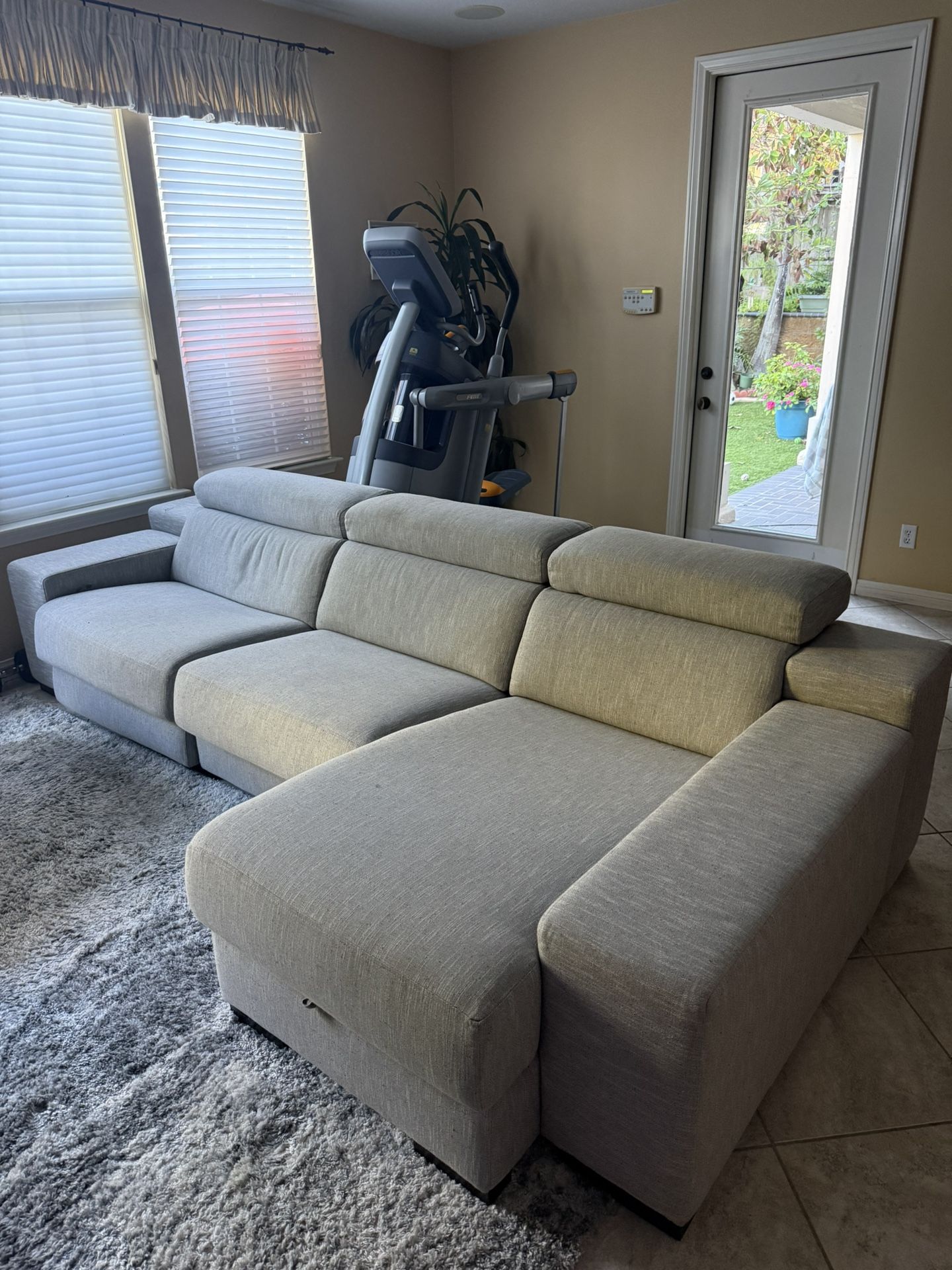Sectional Sofa With Storage And Recliner Made In Spain