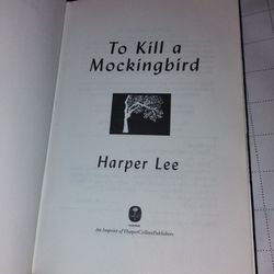 TO KILL A MOCKINGBIRD BY HARPER LEE HARDCOVER BOOK (WITHOUT DUST JACKET)