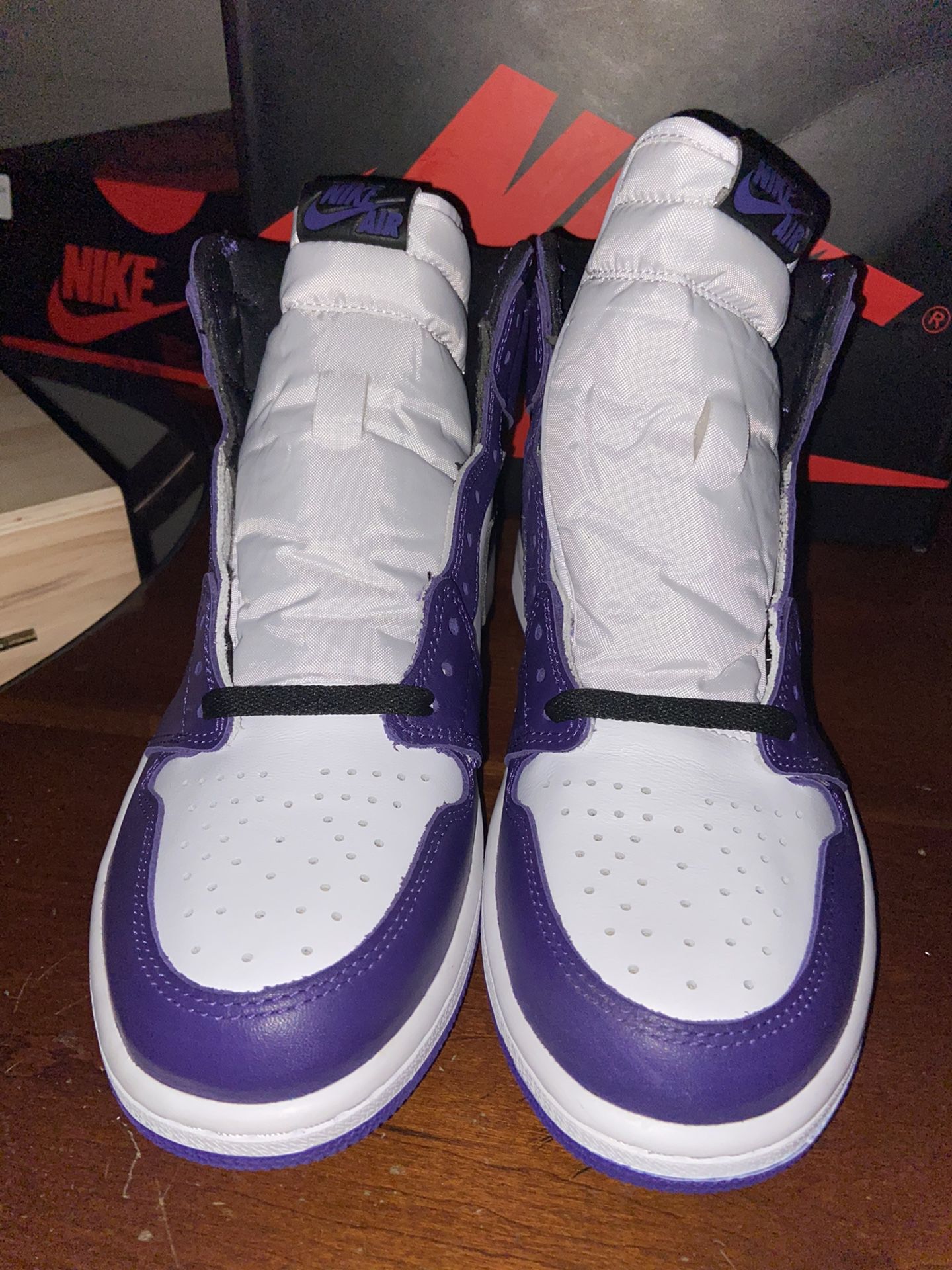 Jordan 1 Court purple
