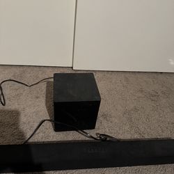 Visio sound bar with subwoofer