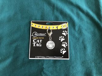 Pewter Cat Tag Super Cat