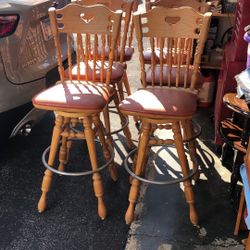 Swivel High Back Bar Stools