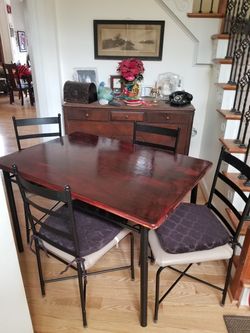Table with match chairs