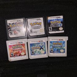 6 Older Gen Pokémon NDS/3DS Games 