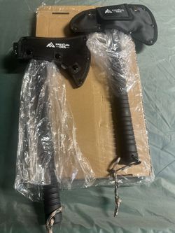 (2) 9” axes for outdoors stuff