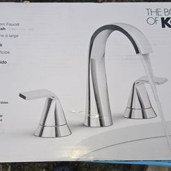 KOHLER

Cursiva 8 in. Widespread 2-Handle Bathroom Faucet in Polished Chrome

