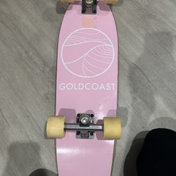 GoldCoast Classic 28" Pink Cruiser Skateboard Complete
