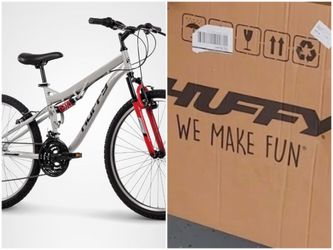 Brand new 26" Huffy stone dual suspension mountain bike
