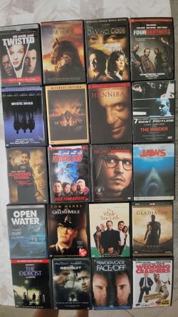 Lot of 112 DVDs and 3 Blu-ray – Action, Thriller, Drama Movies