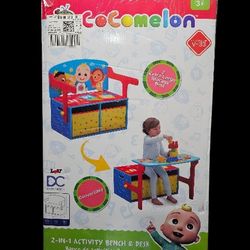 Delta Children Kids Convertible Activity Bench – Cocomelon Theme 