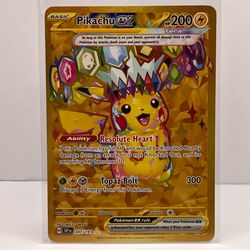 Pikachu ex - 247/191 - SV08: Surging Sparks Near Mint