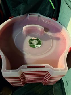 Wreath Storage Container with Lid