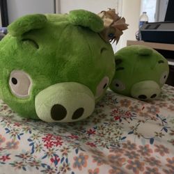 King Pig And Little Pig Plushies