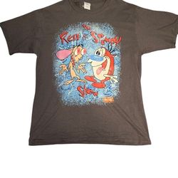 Nickelodeon Vintage Ren & Stimpy Show T-shirt Large 