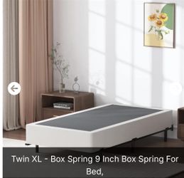 Twin XL -9 Inch Box Spring    Retail $80