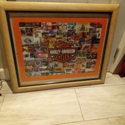 Puzzled Frame Harley Davidson