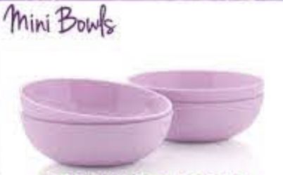 Tupperware mini bowls