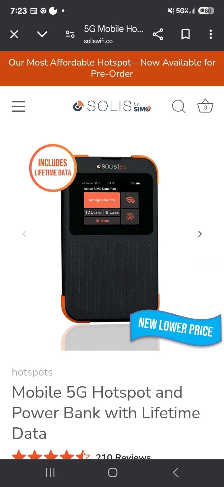 Solis 5g Mobile Wifi Router 