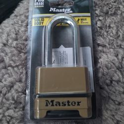 Brand New Master Combination Lock Perfect For Any Weather 