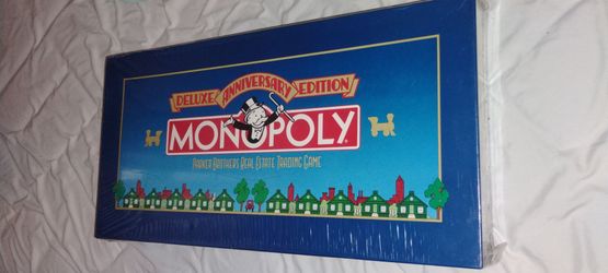 Vintage 1985 Monopoly Deluxe Anniversary Edition Board Game No. 0007