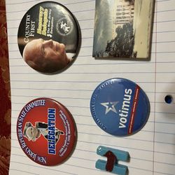 Assorted Political Buttons & Magnets
