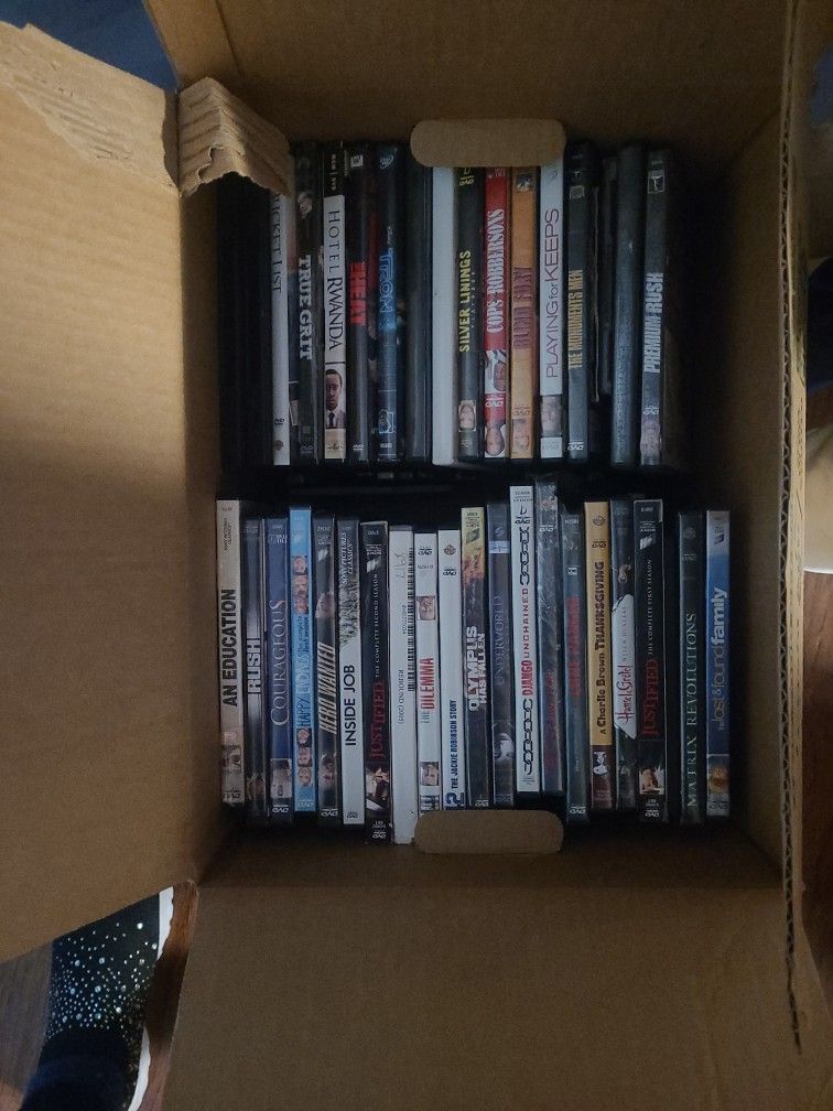 Box Of Used DVD's