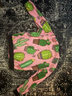 Pink Cactus Print Jacket – Trendy Unisex Streetwear Bomber