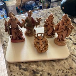 Vintage Made In Italy  Nativity  Scene