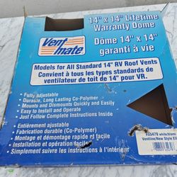 14x14 RV Replacement Vent Cover Brand New Never Installed 