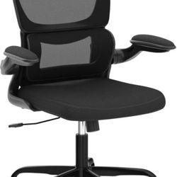 New Razzor Office Chair, Ergonomic Desk Chair with Lumbar Support and Adjustable Armrests, Breathable Mesh Mid Back Computer Chair, Reclining Task Cha