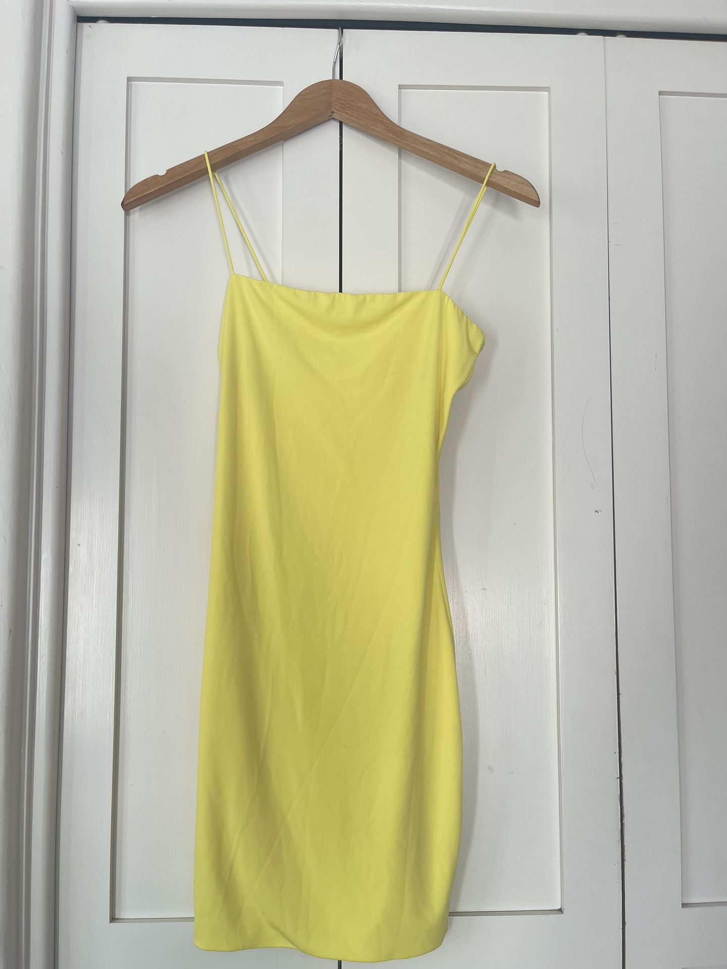 Yellow Bodycon Dress 