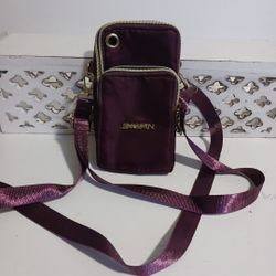 Small Cross Body Bag Multifunction 3 Layer Mini Crossbody Shoulder Black Unisex