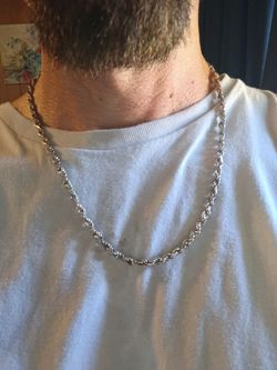 925 Rope Chain 24" 5mm Necklace