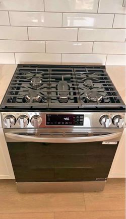 LG Slide-In Gas Range Stainless Steel