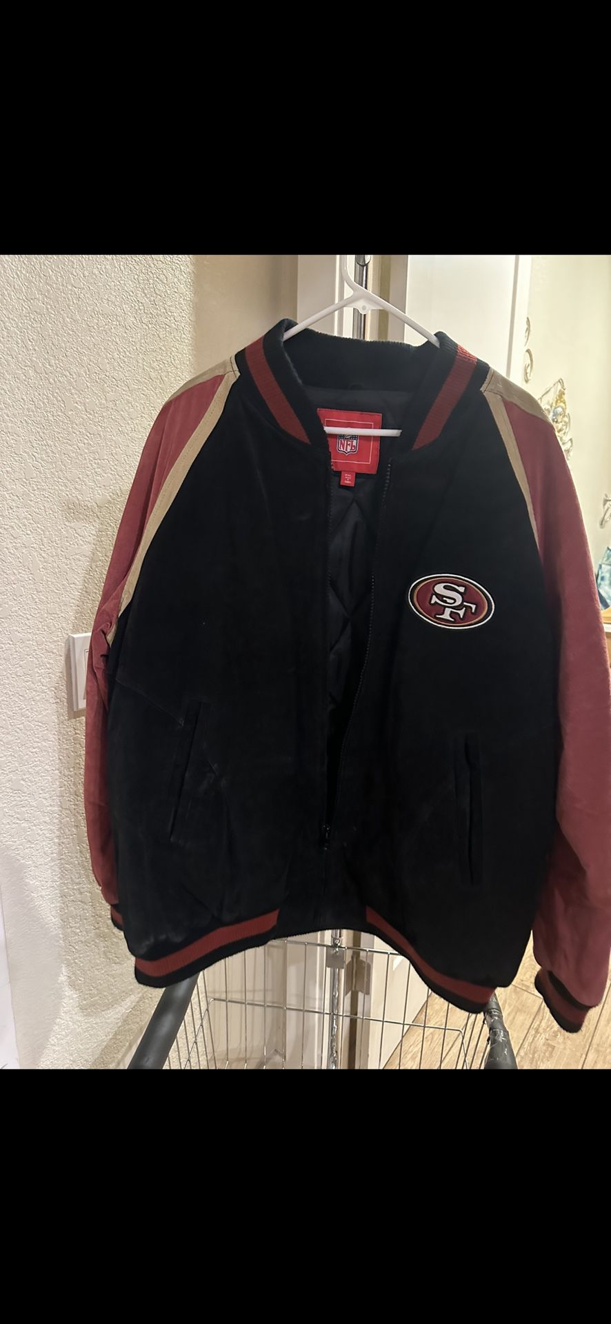 2XL 49ers Leather/Suede Jacket 