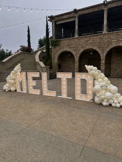 5- 4ft Marquee letters “MELTD”