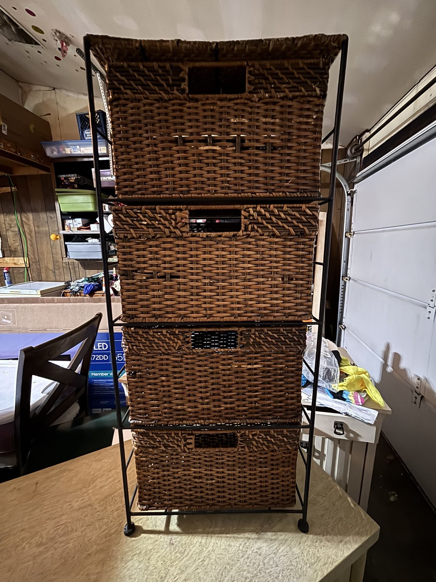 Wicker Basket Shelving