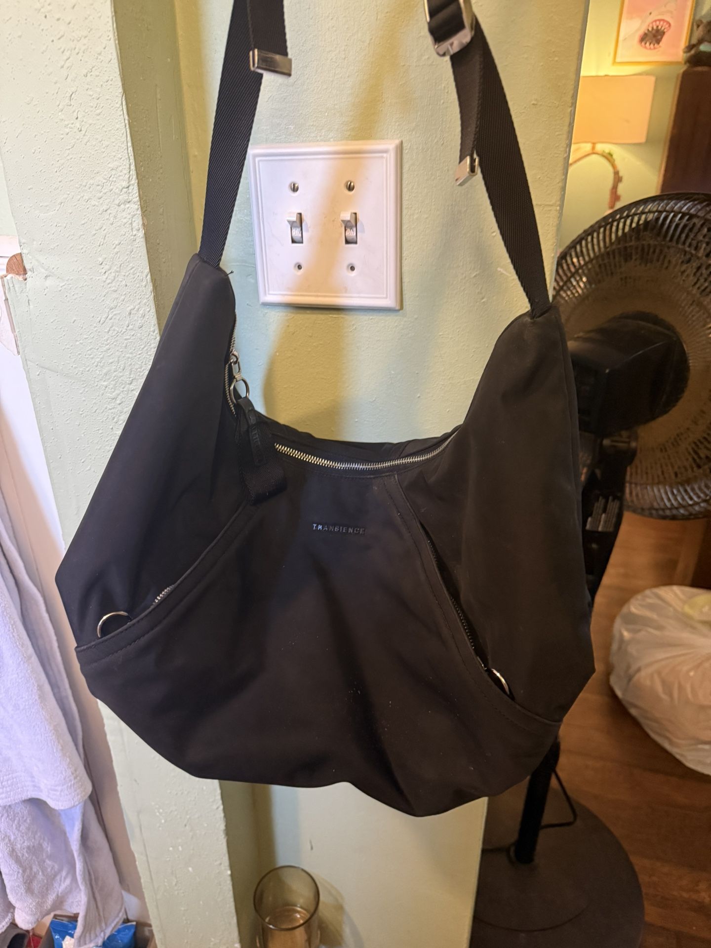 Transience Black Crossbody/shoulder Bag